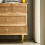 Contemporary Chest Solid Wood Knobs with Drawer Rectangle Accent Chest Clearhalo 'Cabinets & Chests' 'cabinets_chests' 'furn' 'furn_cabinets_chests' 'Furniture' 'Living Room Furniture' 6478409