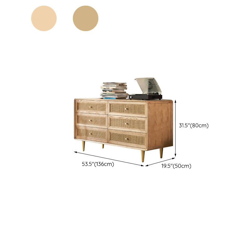 Contemporary Chest Solid Wood Knobs with Drawer Rectangle Accent Chest Clearhalo 'Cabinets & Chests' 'cabinets_chests' 'furn' 'furn_cabinets_chests' 'Furniture' 'Living Room Furniture' 6478414