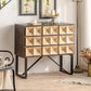 Mid-Century Modern Accent Chest Rectangular Wooden Chest in Distressed Finish Clearhalo 'Cabinets & Chests' 'cabinets_chests' 'furn' 'furn_cabinets_chests' 'Furniture' 'Living Room Furniture' 6478433