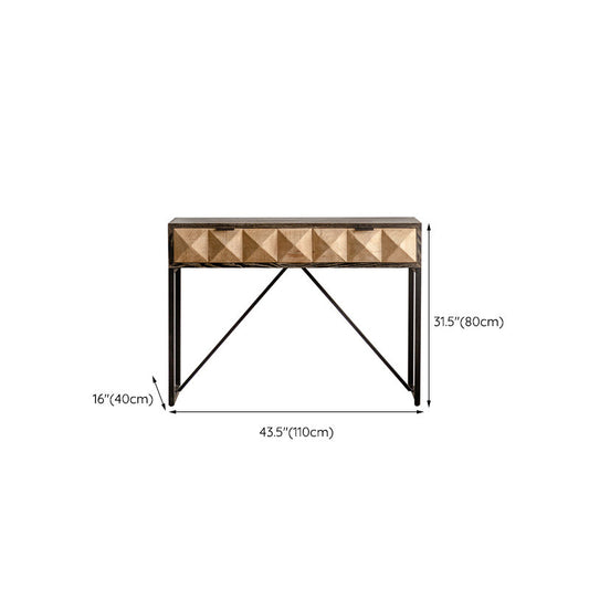 Mid-Century Modern Accent Chest Rectangular Wooden Chest in Distressed Finish Clearhalo 'Cabinets & Chests' 'cabinets_chests' 'furn' 'furn_cabinets_chests' 'Furniture' 'Living Room Furniture' 6478439