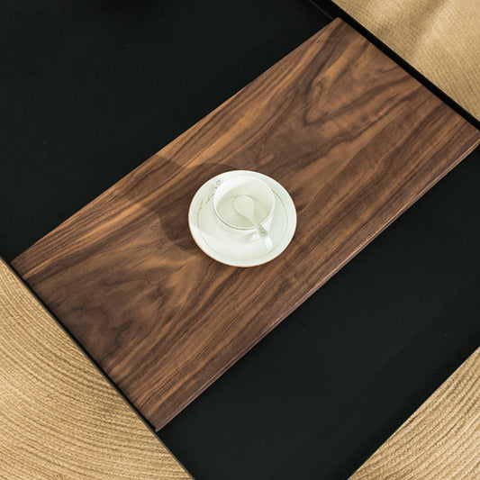 Tray Top Coffee Table Iron Cross Legs Cocktail Table in Black Clearhalo 'Coffee & Accent Tables' 'Coffee Tables' 'coffee_tables' 'furn' 'furn_coffee_tables' 'Furniture' 'Living Room Furniture' 6478458