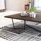 Solid Wood Coffee Table Abstract Coffee Cocktail Table in Brown Clearhalo 'Coffee & Accent Tables' 'Coffee Tables' 'coffee_tables' 'furn' 'furn_coffee_tables' 'Furniture' 'Living Room Furniture' 6478473