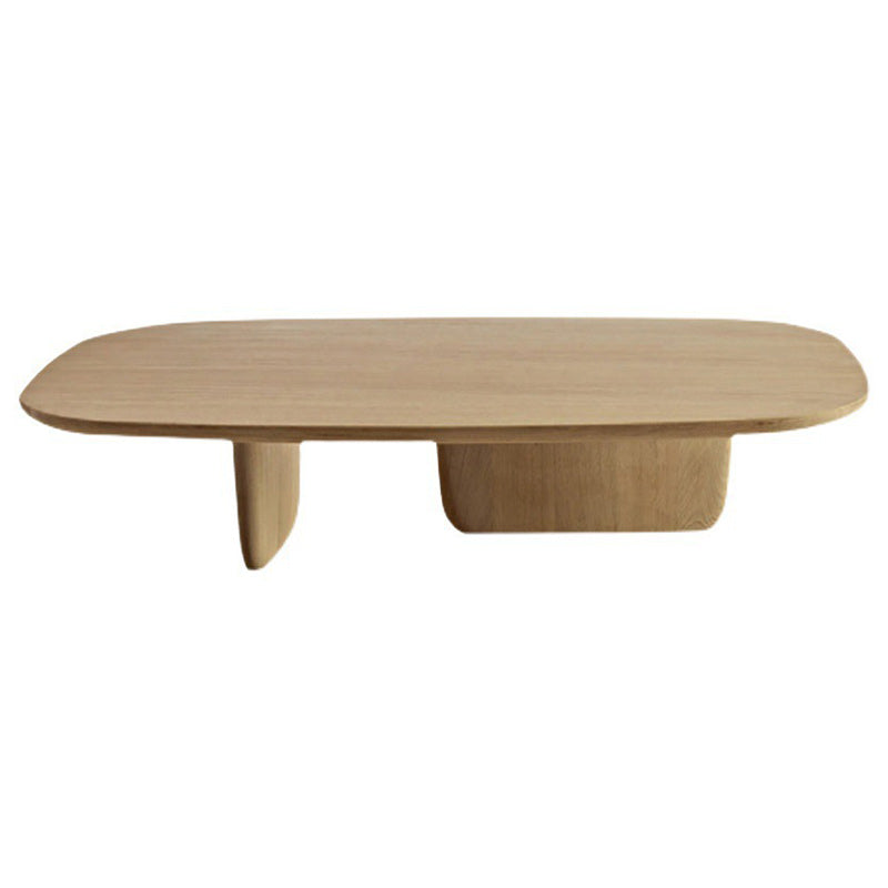 Scandinavian 1 Single Coffee Table Solid Wood Rectangular Cocktail Table Clearhalo 'Coffee & Accent Tables' 'Coffee Tables' 'coffee_tables' 'furn' 'furn_coffee_tables' 'Furniture' 'Living Room Furniture' 6478483