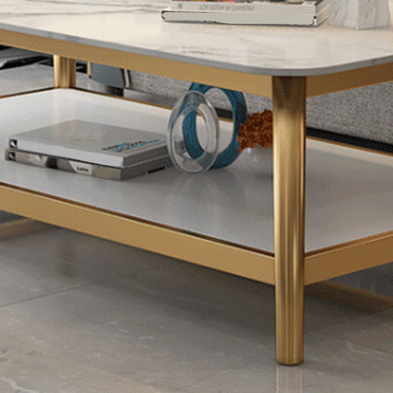 Mesa de cóctel Glam Coffee Mesa de cóctel de 4 patas con almacenamiento