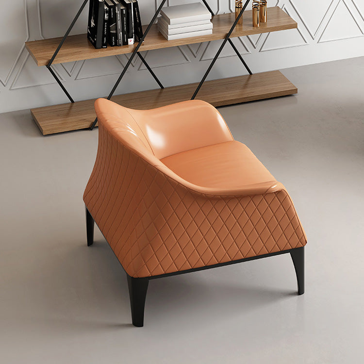 Living Room Mid-century Modern Accent Armchair Solid Color Arm Chair Clearhalo 'Accent Chairs' 'accent_chairs' 'Chairs & Seating' 'furn' 'furn_accent_chairs' 'Furniture' 'Living Room Furniture' 6478588