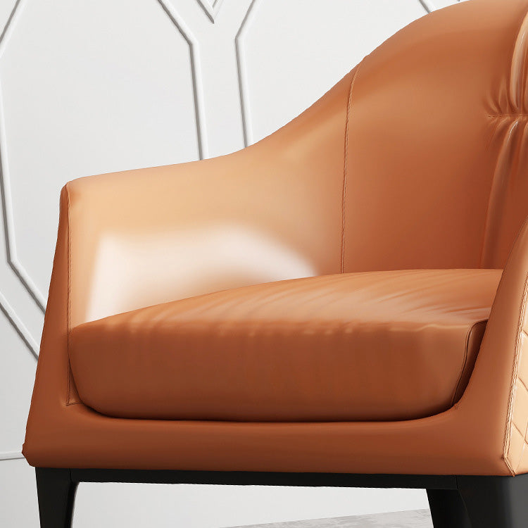 Living Room Mid-century Modern Accent Armchair Solid Color Arm Chair Clearhalo 'Accent Chairs' 'accent_chairs' 'Chairs & Seating' 'furn' 'furn_accent_chairs' 'Furniture' 'Living Room Furniture' 6478594