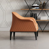 Living Room Mid-century Modern Accent Armchair Solid Color Arm Chair Clearhalo 'Accent Chairs' 'accent_chairs' 'Chairs & Seating' 'furn' 'furn_accent_chairs' 'Furniture' 'Living Room Furniture' 6478602