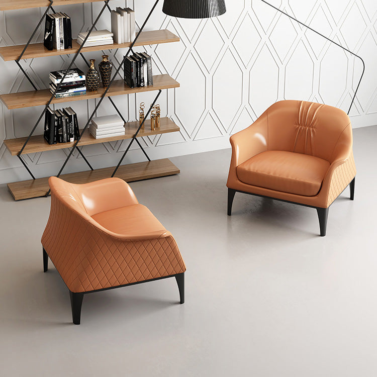 Living Room Mid-century Modern Accent Armchair Solid Color Arm Chair Clearhalo 'Accent Chairs' 'accent_chairs' 'Chairs & Seating' 'furn' 'furn_accent_chairs' 'Furniture' 'Living Room Furniture' 6478604