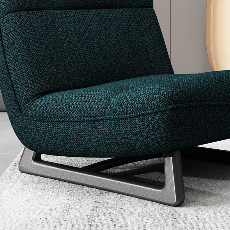 Fixed Back Sled Slipper Chair Solid Color Mid-century Modern Lounge Chair Clearhalo 'Accent Chairs' 'accent_chairs' 'Chairs & Seating' 'furn' 'furn_accent_chairs' 'Furniture' 'Living Room Furniture' 6478656