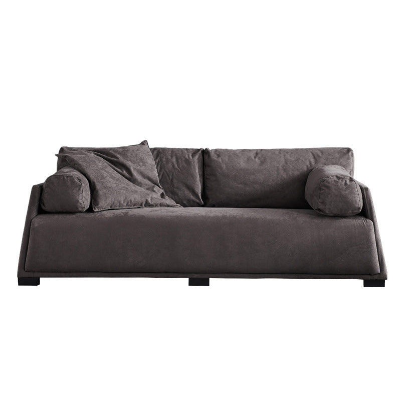 Divano in pelle divano stazionario di divano a colori solidi moderni per soggiorno