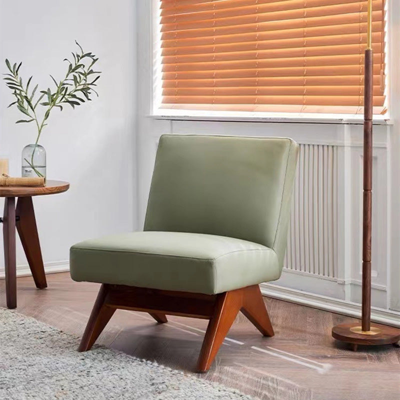 Mid-century Modern Slipper Chair Living Room Fino Accent Chair Clearhalo 'Accent Chairs' 'accent_chairs' 'Chairs & Seating' 'furn' 'furn_accent_chairs' 'Furniture' 'Living Room Furniture' 6478748