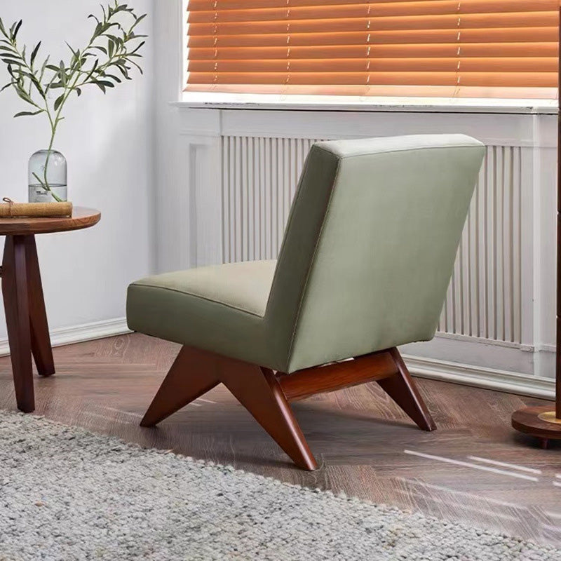 Mid-century Modern Slipper Chair Living Room Fino Accent Chair Clearhalo 'Accent Chairs' 'accent_chairs' 'Chairs & Seating' 'furn' 'furn_accent_chairs' 'Furniture' 'Living Room Furniture' 6478753