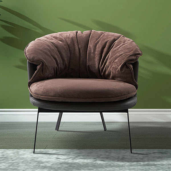 Solid Color Accent Room Chair Mid-century Living Room Lounge Chair Clearhalo 'Accent Chairs' 'accent_chairs' 'Chairs & Seating' 'furn' 'furn_accent_chairs' 'Furniture' 'Living Room Furniture' 6478955