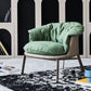 Solid Color Accent Room Chair Mid-century Living Room Lounge Chair Green Linen 1 Piece Clearhalo 'Accent Chairs' 'accent_chairs' 'Chairs & Seating' 'furn' 'furn_accent_chairs' 'Furniture' 'Living Room Furniture' 6478959