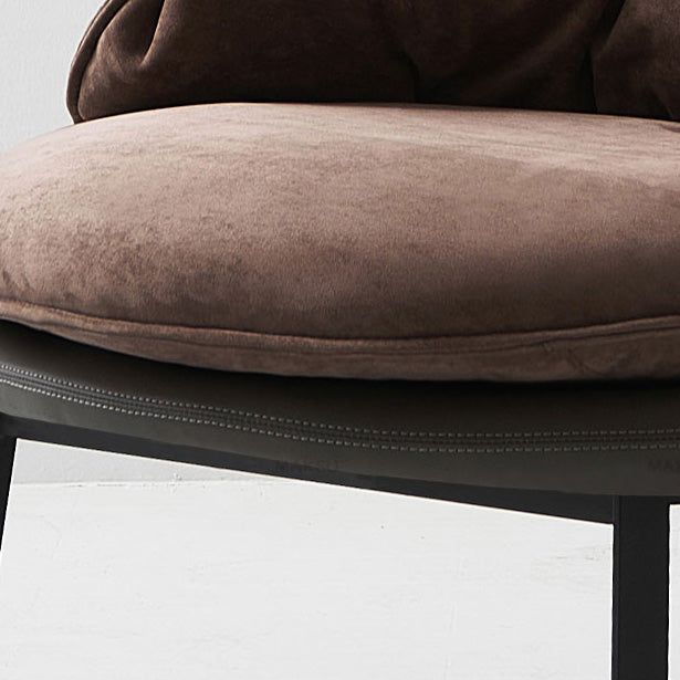 Solid Color Accent Room Chair Mid-century Living Room Lounge Chair Clearhalo 'Accent Chairs' 'accent_chairs' 'Chairs & Seating' 'furn' 'furn_accent_chairs' 'Furniture' 'Living Room Furniture' 6478968