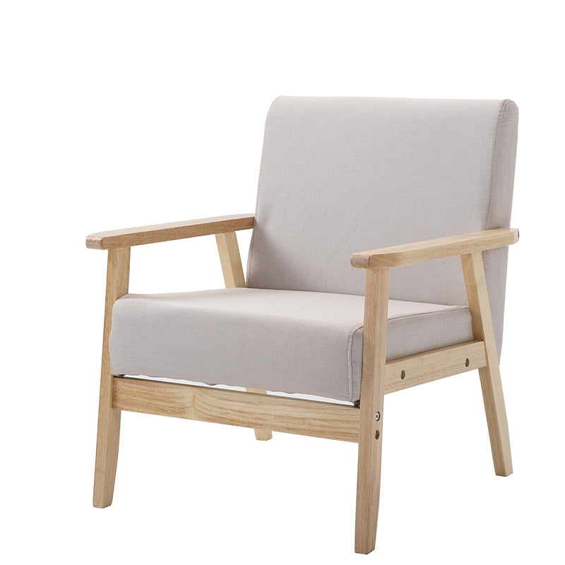 Vaste houten vaste kleur bank stationair genaaide kussen terug bank voor woonkamer