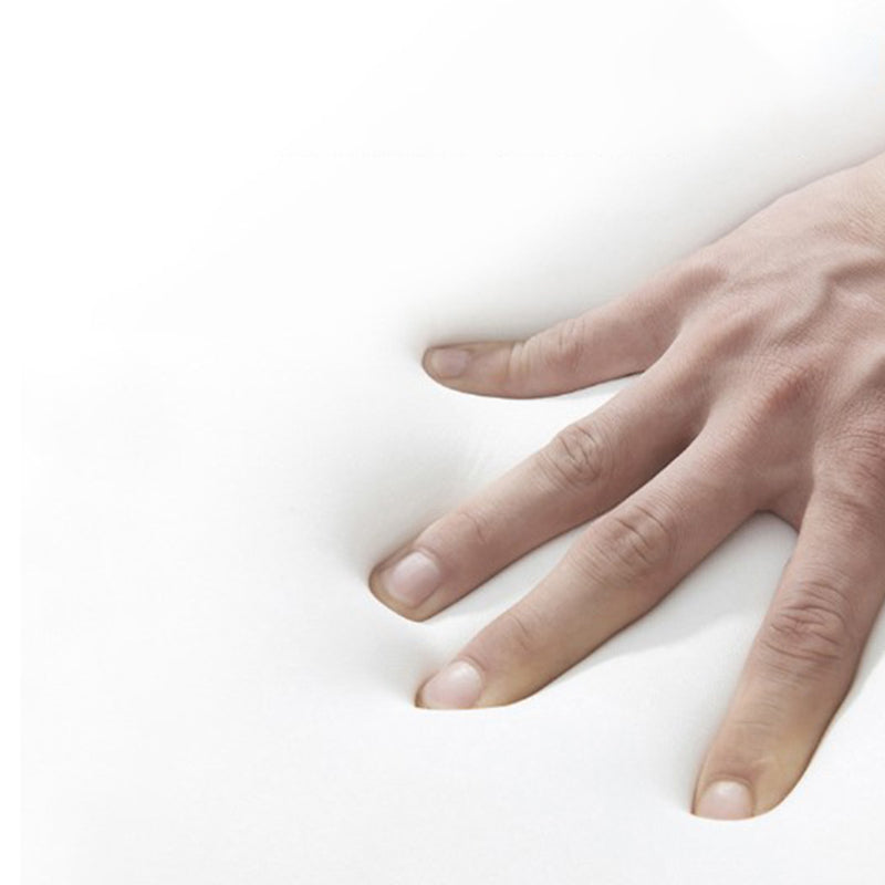 Curved Armless Seating Stain Resistant Sofa in Orange and Gray