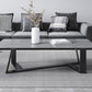 X-Base Coffee Cocktail Table Rectangle Coffee Table with Marble Top Clearhalo 'Coffee & Accent Tables' 'Coffee Tables' 'coffee_tables' 'furn' 'furn_coffee_tables' 'Furniture' 'Living Room Furniture' 6479128