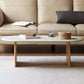 Scandinavian Pine Wood Coffee Table with Sled Base Oval Coffee Table Clearhalo 'Coffee & Accent Tables' 'Coffee Tables' 'coffee_tables' 'furn' 'furn_coffee_tables' 'Furniture' 'Living Room Furniture' 6479137