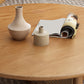 Round Solid Wood Coffee Table Cross Legs Coffee Cocktail Table Clearhalo 'Coffee & Accent Tables' 'Coffee Tables' 'coffee_tables' 'furn' 'furn_coffee_tables' 'Furniture' 'Living Room Furniture' 6479224