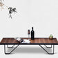 Rectangle Solid Wood Coffee Table Modern 4 Legs Coffee Cocktail Table