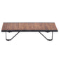Rectangle Solid Wood Coffee Table Modern 4 Legs Coffee Cocktail Table