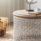 French Country Round Coffee Table with Natural Pine Wood Top Clearhalo 'Coffee & Accent Tables' 'Coffee Tables' 'coffee_tables' 'furn' 'furn_coffee_tables' 'Furniture' 'Living Room Furniture' 6479314