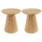 Scandinavian Solid Wood Round Pedestal Living Room Side End Table Natural 2 Clearhalo 'Coffee & Accent Tables' 'End & Side Tables' 'end_side_tables' 'furn' 'furn_end_side_tables' 'Furniture' 'Living Room Furniture' 6479456