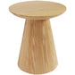 Scandinavian Solid Wood Round Pedestal Living Room Side End Table Clearhalo 'Coffee & Accent Tables' 'End & Side Tables' 'end_side_tables' 'furn' 'furn_end_side_tables' 'Furniture' 'Living Room Furniture' 6479459