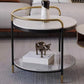 Contemporary with Shelf 3 Legs Round Double Tier Side End Table Clearhalo 'Coffee & Accent Tables' 'End & Side Tables' 'end_side_tables' 'furn' 'furn_end_side_tables' 'Furniture' 'Living Room Furniture' 6479511
