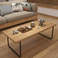 Sled 1 Single Coffee Table Scandinavian Pine Wood Rectangular Cocktail Table Clearhalo 'Coffee & Accent Tables' 'Coffee Tables' 'coffee_tables' 'furn' 'furn_coffee_tables' 'Furniture' 'Living Room Furniture' 6479561