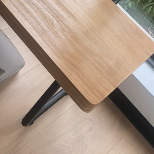 Mesa de café de trineo 1 Single Coffee Escandinavo Pine Wood Wood Rectangular Cocktail Mesa