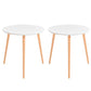 Contemporary Wood 3 Legs Round Living Room Accent Side Table White 2 Clearhalo 'Coffee & Accent Tables' 'End & Side Tables' 'end_side_tables' 'furn' 'furn_end_side_tables' 'Furniture' 'Living Room Furniture' 6479782