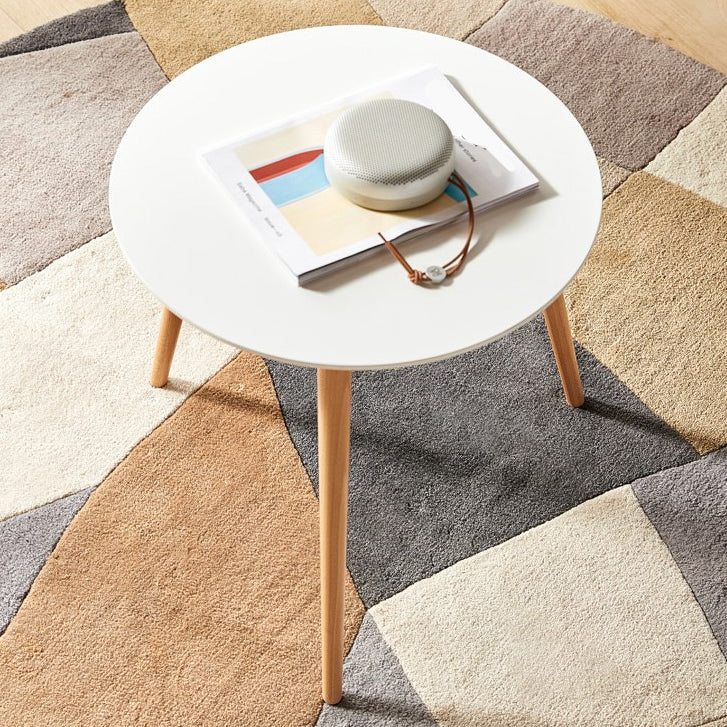 Contemporary Wood 3 Legs Round Living Room Accent Side Table Clearhalo 'Coffee & Accent Tables' 'End & Side Tables' 'end_side_tables' 'furn' 'furn_end_side_tables' 'Furniture' 'Living Room Furniture' 6479785