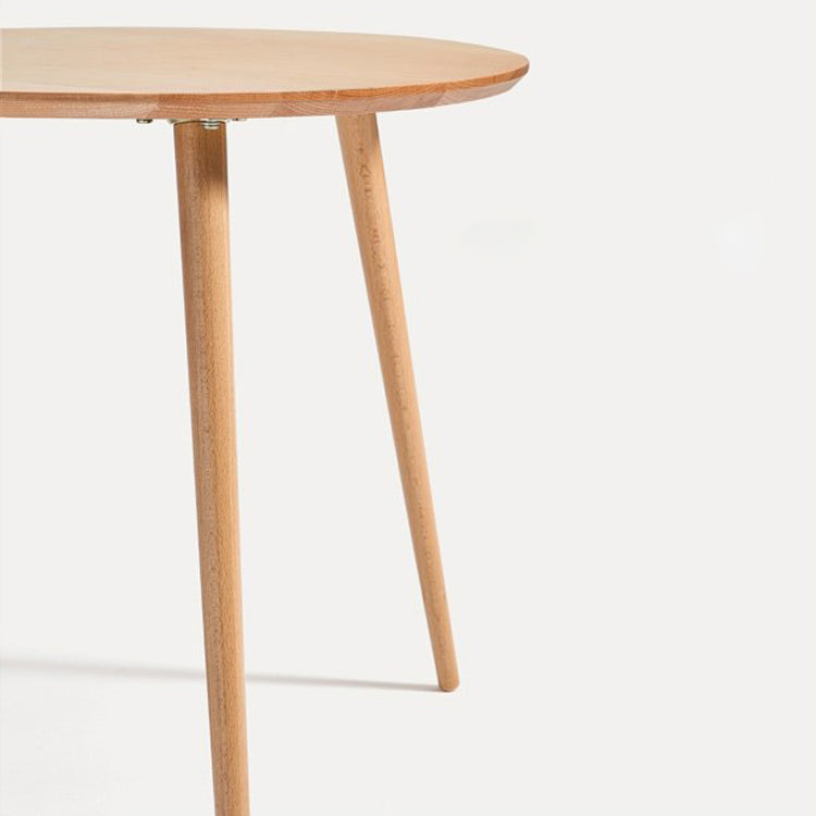 Contemporary Wood 3 Legs Round Living Room Accent Side Table Clearhalo 'Coffee & Accent Tables' 'End & Side Tables' 'end_side_tables' 'furn' 'furn_end_side_tables' 'Furniture' 'Living Room Furniture' 6479789
