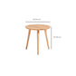 Contemporary Wood 3 Legs Round Living Room Accent Side Table Clearhalo 'Coffee & Accent Tables' 'End & Side Tables' 'end_side_tables' 'furn' 'furn_end_side_tables' 'Furniture' 'Living Room Furniture' 6479797