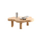 Table basse scandinave de forme libre avec 3 pieds en bois de pin