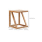 Contemporary Solid Wood Frame Square Living Room Accent Side Table