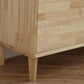Solid Wood Coffee Table Rectangle Coffee Cocktail Table with 2 Drawers