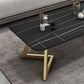 Slate Coffee Table Rectangle 17.7" High Coffee Cocktail Table Clearhalo 'Coffee & Accent Tables' 'Coffee Tables' 'coffee_tables' 'furn' 'furn_coffee_tables' 'Furniture' 'Living Room Furniture' 6480044