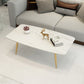 Rectangle Slate Coffee Table Glam 4 Legs Coffee Cocktail Table Clearhalo 'Coffee & Accent Tables' 'Coffee Tables' 'coffee_tables' 'furn' 'furn_coffee_tables' 'Furniture' 'Living Room Furniture' 6480096