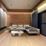 Piedistallo da 13,8 "H tavolino da caffè in finto tavolo da cocktail in legno scandinavo