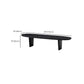 Scandinavian Oval Wood Coffee Table 15.75"H 2 Legs Cocktail Table Clearhalo 'Coffee & Accent Tables' 'Coffee Tables' 'coffee_tables' 'furn' 'furn_coffee_tables' 'Furniture' 'Living Room Furniture' 6480180
