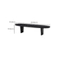 Scandinavian Oval Wood Coffee Table 15.75"H 2 Legs Cocktail Table Clearhalo 'Coffee & Accent Tables' 'Coffee Tables' 'coffee_tables' 'furn' 'furn_coffee_tables' 'Furniture' 'Living Room Furniture' 6480181