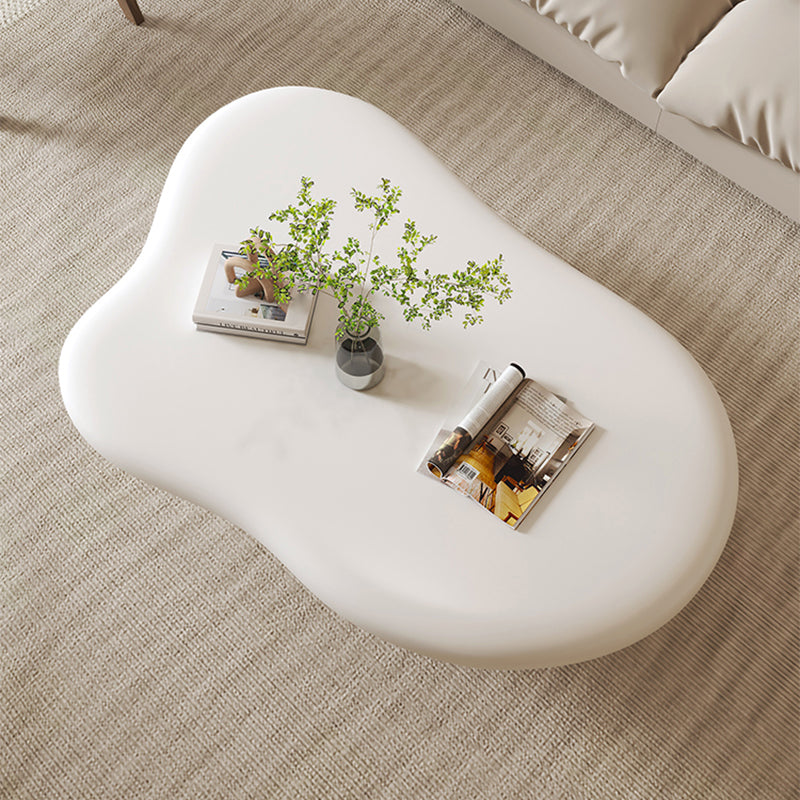 Scandinavian Free Form Coffee Table Wooden 4 Legs Cocktail Table Clearhalo 'Coffee & Accent Tables' 'Coffee Tables' 'coffee_tables' 'furn' 'furn_coffee_tables' 'Furniture' 'Living Room Furniture' 6480247