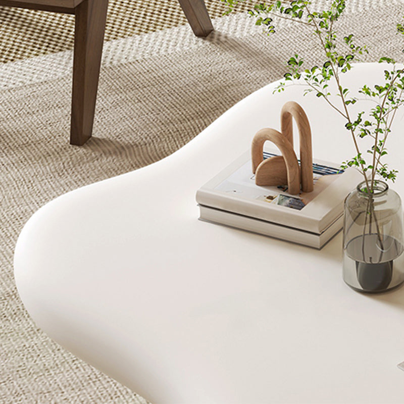 Scandinavian Free Form Coffee Table Wooden 4 Legs Cocktail Table Clearhalo 'Coffee & Accent Tables' 'Coffee Tables' 'coffee_tables' 'furn' 'furn_coffee_tables' 'Furniture' 'Living Room Furniture' 6480251