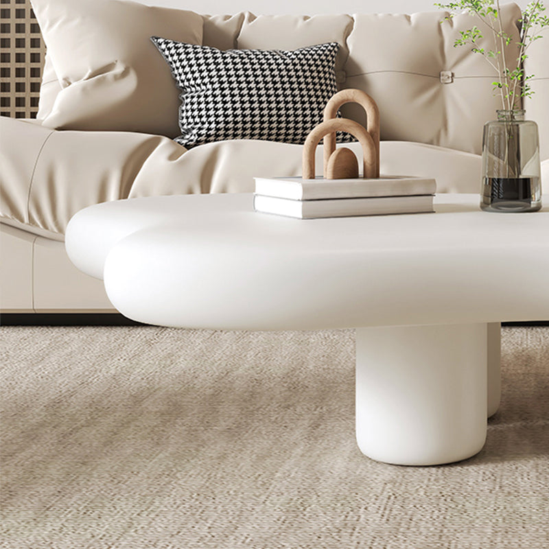 Scandinavian Free Form Coffee Table Wooden 4 Legs Cocktail Table Clearhalo 'Coffee & Accent Tables' 'Coffee Tables' 'coffee_tables' 'furn' 'furn_coffee_tables' 'Furniture' 'Living Room Furniture' 6480252