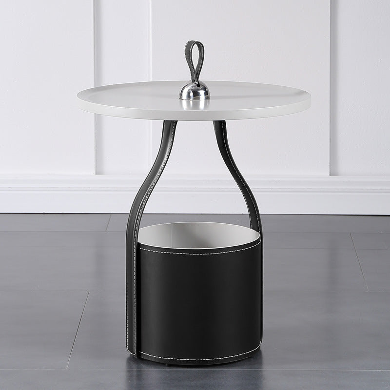 Piedistale in legno modernistico con tavolino del soggiorno rotondo