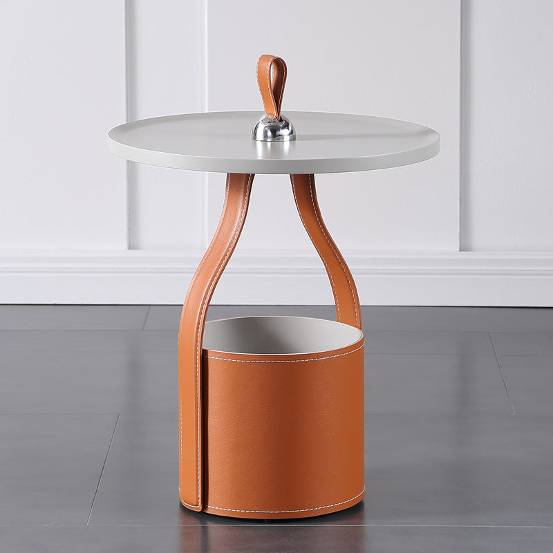 Piedistale in legno modernistico con tavolino del soggiorno rotondo