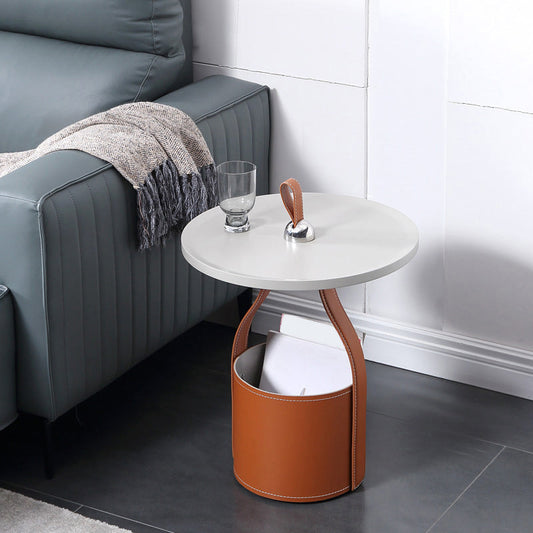 Piedistale in legno modernistico con tavolino del soggiorno rotondo